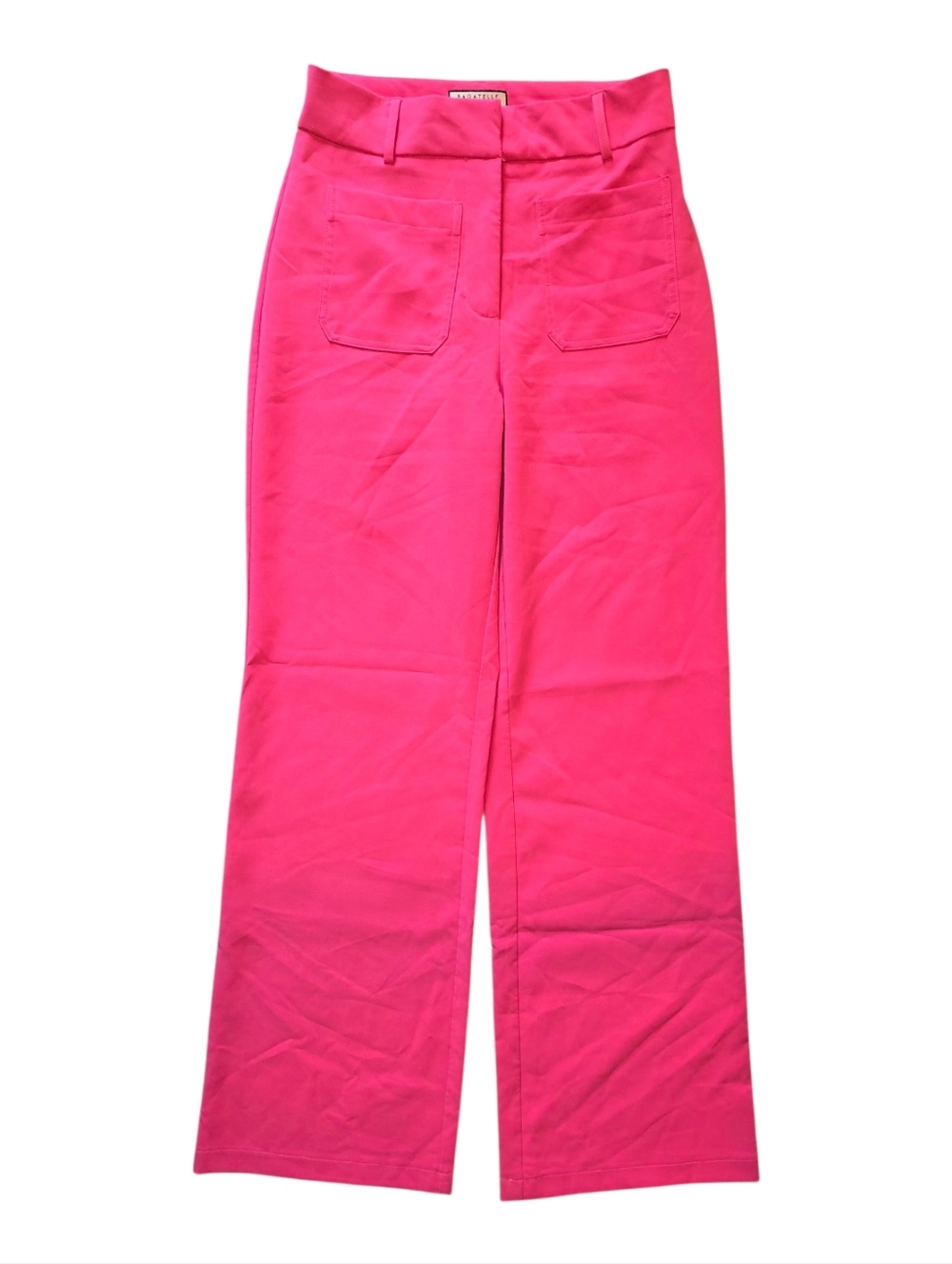 Bagatelle Hot Pink Palazzo Trousers High Rise Wide Leg-palazzo Fit Size Small - Picture 2 of 10